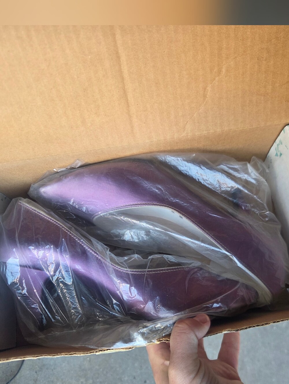 Vintage Dyeable Purple Pumps Womens 7